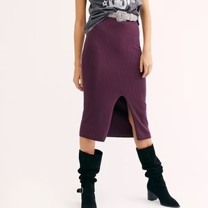 Free People Skyline Midi Skirt